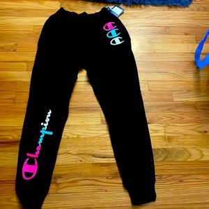 Black Champion Sweatpants